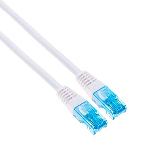 Cable Ethernet 1m Cat 6 Gigabit LAN Cable de Red RJ45 Patch Cord 10 Gbps Dirigir Compatible con Consolas de Videojuegos Sony Playstation PS2 / PS3 / PS4, Xbox/Xbox 360 | Redes Cat6 LAN Cable UTP