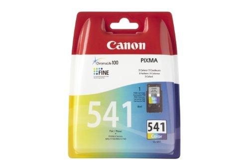 Canon CL-541 Cartucho de tinta original Tricolor para Impresora de Inyeccion de tinta Pixma TS5150-TS5051-MX375-MX395-MX435-MX455-MX475-MX515-MX525-MX535-MG2150-MG2250-MG3150-MG3250-MG3550-MG3650