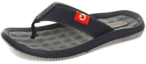 CARTAGO Dunas Vi AD, Chanclas Hombre, Grey/Blue, 41 EU