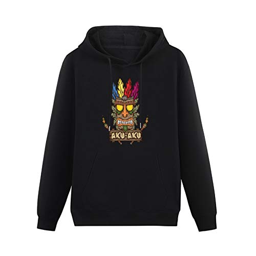 Changrong Youth Teen Lightweight Hoodie Scea PS Game Crash Bandicoot Tradition Face Mask Cotton with Cotton Hoodies