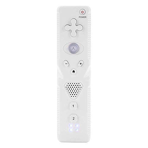 ????????? ???????? Motion Game Console, Analog Rocker Intenser Game Experience Control Remoto Compatible con Wii(Blanco)