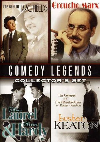 Comedy Legends Collector's Set: Buster Keaton: The Misadventures of Buster Keaton & The General; W.C. Fields: Golf Specialist, Dentist & Fatal Glass of Beer; Laurel & Hardy: Lucky Dog, Kid Speed