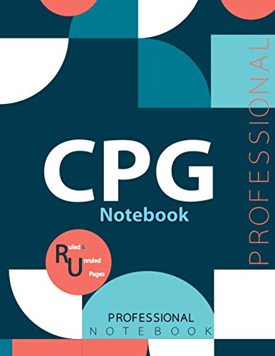 CPG Notebook, Examination Preparation Notebook, Study writing notebook, Office writing notebook, 140 pages, 8.5” x 11”, Glossy cover