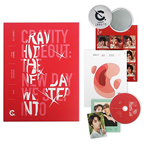 CRAVITY Season2. Album - HIDEOUT : The New Day We Step Into [ Ver. 2 ] CD + Photobook + Photo Cards + Sticker + FREE GIFT / K-POP Sealed
