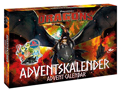 CRAZE- Dragons Calendario de Adviento con Dragones, Multicolor 57323