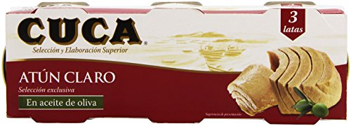 Cuca - Atún claro en aceite de oliva - 3 latas