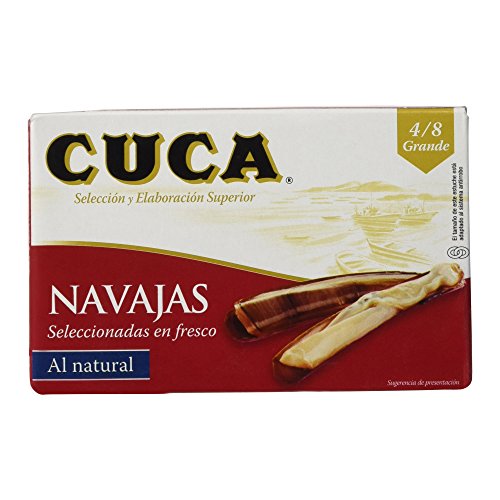 Cuca - Navajas al Natural - 4/8 Piezas - 120 g