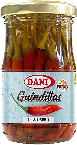 Dani - guindillas enteras (Piripiri rojo) en vinagre, 1 x 185 gr