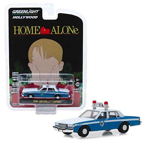 Die Cast Modelo 1986 Chevrolet Caprice de Mi Pobre Angelito Home Alone Metal Escala 1:64 8cm Hollywood