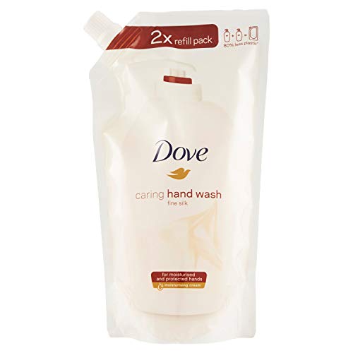 Dove Fine Silk, Detergente cremoso para manos, Bolsa de relleno, 500 ml