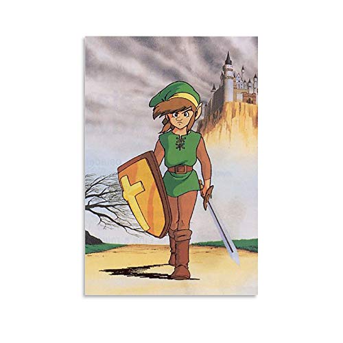DRAGON VINES Zelda II The Adventure of Link - Lienzo decorativo para pared (60 x 90 cm)