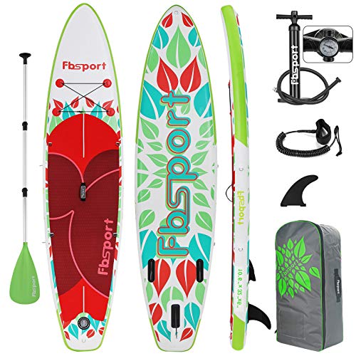 FBSPORT Sup Hinchable, 15 CM de Espesor Tabla Paddle Surf Hinchable, Tabla de Sup Paddleboard, Tabla Stand Up Paddle Board | Medidas: 320×80×15cm