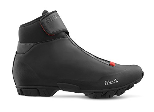 Fizik X5 Artica - Zapatillas de Ciclismo para Hombre, Hombre, Zapatillas de Ciclismo, X5ARTIC18-1010-43, Negro, 11.5 UK