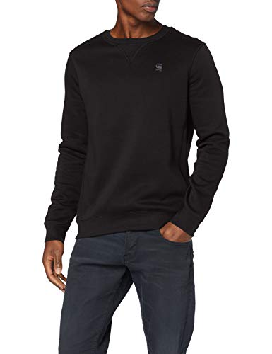 G-STAR RAW Premium Basic suéter, Negro (Dk Black C235-6484), XXL para Hombre