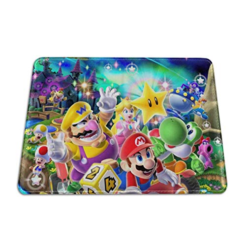 Game Super Mario - Soporte para Pasaporte de Piel con Estampado de Dibujos Animados para Pasaporte, Funda para Pasaporte de Viaje, 5,5 Pulgadas