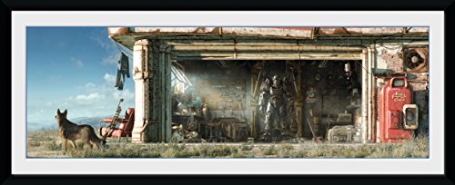 GB Eye, Fallout 4, Garage, Print Enmarcado 75 x 30 cm