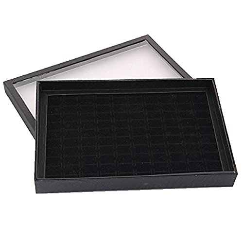 Generic 100 slot Pin mostrar caja de almacenamiento de anillo pendientes soporte organizador joyas pantalla caso de almacenamiento plegable, diseño de anillos de boda