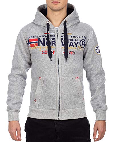 Geographical Norway - Sudadera para hombre Gris gris XXL