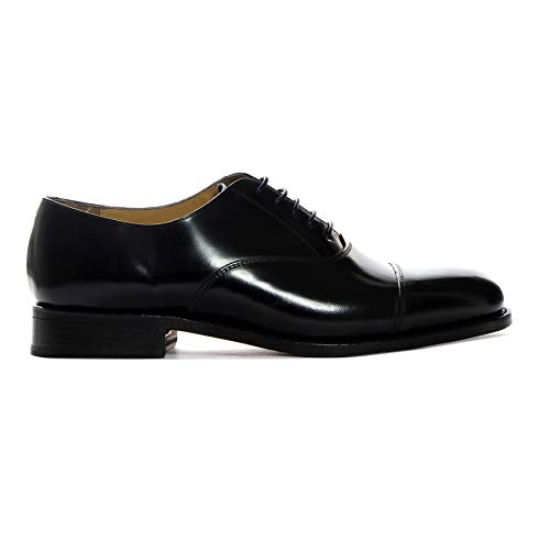 George Webb Zapatos de Cordones para Hombre Negro 100% Cuero Made in England (9)