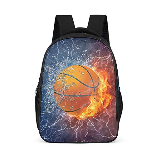 Go Go Grifendoor Mochila de baloncesto para niños de gran capacidad, color gris brillante, talla única