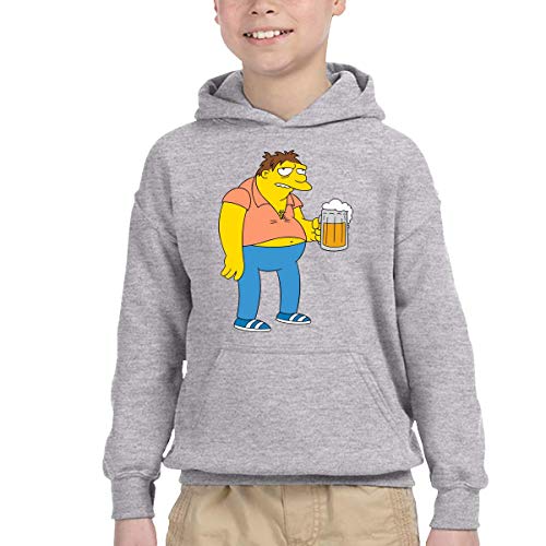 Henrnt Boy Sim_pson 'Beer Cool Kangaroo Sudadera de Bolsillo con Sombrero para Actividades al Aire Libre