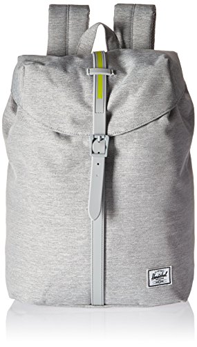 Herschel Post Nylon Verde, Gris mochila - Mochila para portátiles y netbooks (Nylon, Verde, Gris, Monótono, Mujeres, 33 cm (13"), Cordón)