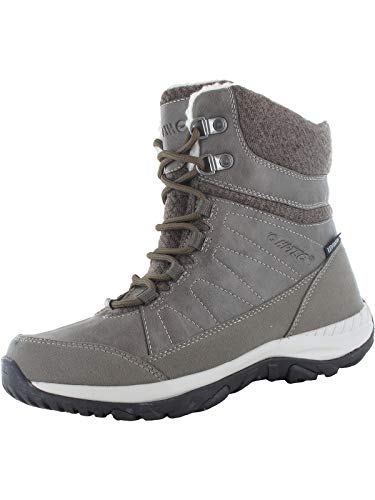 Hi-Tec Riva Mid WP, Botas de Senderismo para Mujer, Beige (Olive 61), 40 EU