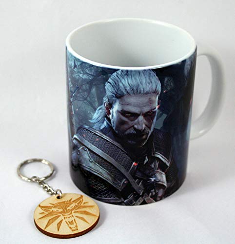 HobbyElx Taza y Llavero The Witcher 3