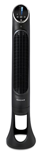 Honeywell HYF290E 4 Ventilador Torre Quietset Potente, Ultrasincioso con Mando A Distancia, Negro, Talla Única