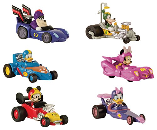 IMC – Mouse Auto Pack 1 figura de juguete Mickey y sus amigos Top punto de partida, 182509, escala 1/64 – modelos aleatorios