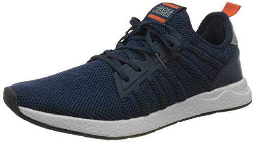 JACK & JONES JFWMIKE Mesh 2.0 Majolica Blue Noos, Zapatillas Hombre, Marine, 41 EU