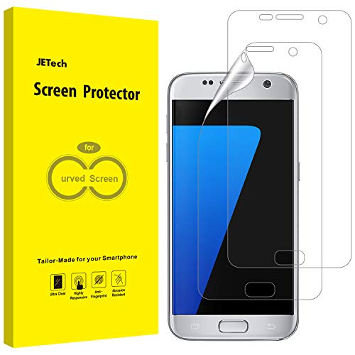 JETech Protector Pantalla Compatible Samsung Galaxy S7 (NO para S7 Edge), Alta Definición TPU, Compatible con Funda, 2 Unidades