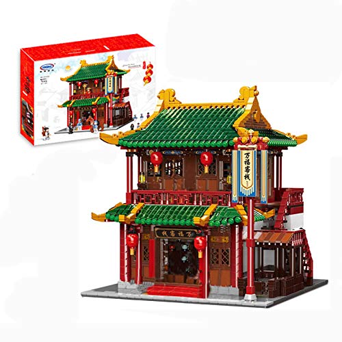 Juego De Construcción De Arquitectura China Antigua, Modelo De Construcción De Bricolaje, 3046 Piezas Bloques De Construcción Compatibles con Lego, El Modelo De Construcción No Es Creado por Lego
