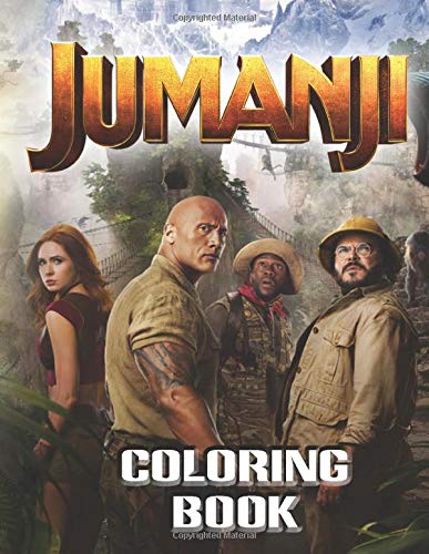 Jumanji Coloring Book: Coloring Books for Adults with 25 Design of Jumanji