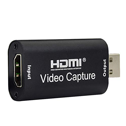 Kooshy Tarjeta de Captura de Video HDMI Tarjeta de Captura de Video de Audio 1080P para transmisión de Video en Tiempo Real, grabación de Video, videoconferencia