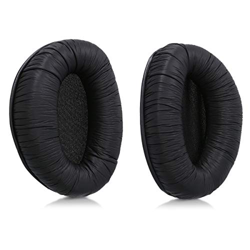 kwmobile 2X Almohadillas para Auriculares Compatible con Sennheiser RS160 / RS170 / RS180 - Almohadilla de Cuero sintético para Cascos