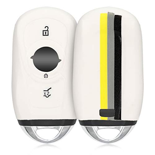 kwmobile Funda Compatible con Opel Llave de Coche Smart Key de 3 Botones (Solo Keyless Go) - Carcasa Protectora Suave de Silicona - Deportivo