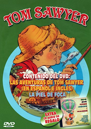 Las Aventuras de Tom Sawyer, La Piel de Foca + CD Regalo: Cuentos, Juegos, Canciones, Adivinanzas y Trabalenguas [DVD]