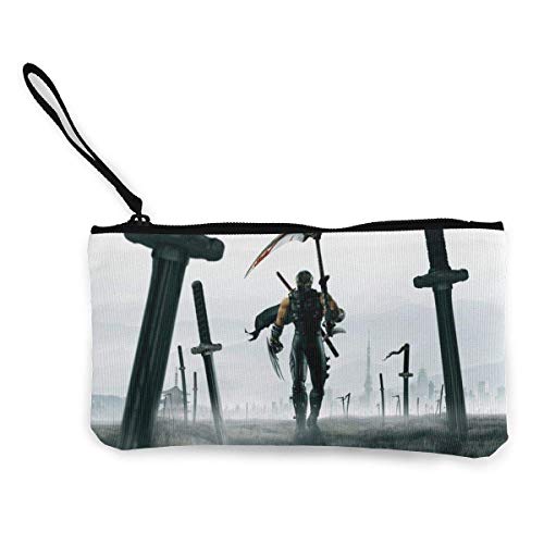 Lawenp Monedero de Lona Ninja Gaiden Canvas Coin PurseBag Fashion Cosmetic Mobile Phone Bags