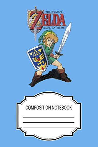 Legend Of Zelda Link To The Past Cartoon Art Graphic Notebook: 120 Wide Lined Pages - 6" x 9" - College Ruled Journal Book, Planner, Diary for Women, Men, Teens, and Children