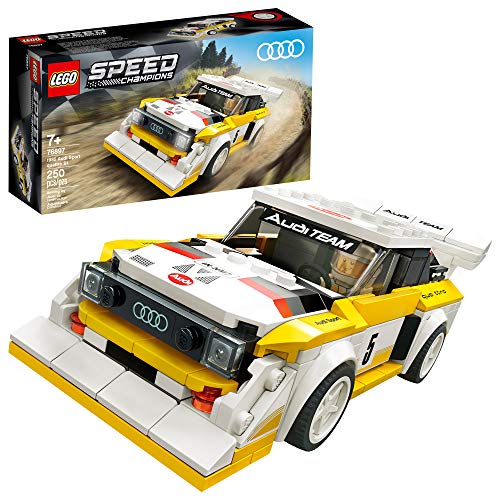 LEGO Speed Champions 76897 - 1985 A-u-d-i Sport Quattro S1 Amarillo / Blanco (250 Piezas)