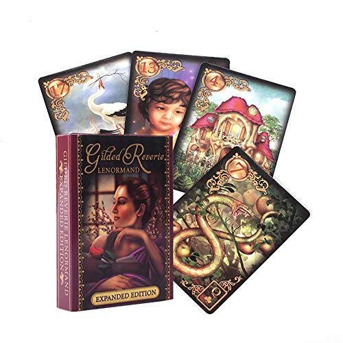 Lenormand Oracle Cards 44 Uds Tarot Card Deck Games Naipes para Juegos de Fiesta,Deck Game,Only Tarot