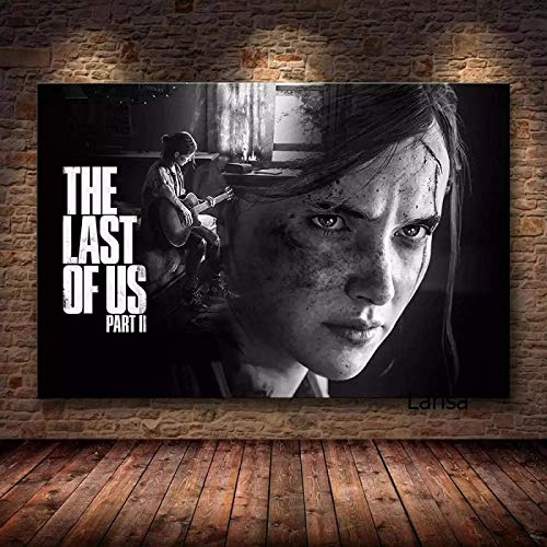 Lienzo De Impresión 40x60cm Sin Marco Póster del juego The Last of Us en la pared para decoración del hogar Joel Allie para diseño de sala de estar