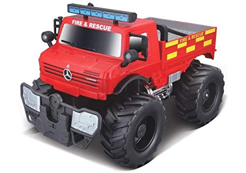 Maisto- Camión Mercedes-Benz Unimog U5000 con luz y Sonido 82233