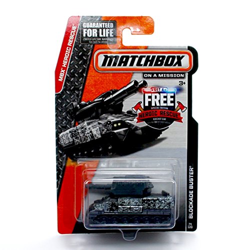 Matchbox MBX Heroic Rescue 74/120 Grey Blockade Buster by Matchbox