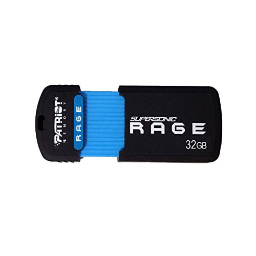 Memoria Flash USB 3.1 Patriot Memory Supersonic Rage de 32 GB, Velocidad de Lectura de hasta 180 MB/s - PEF32GSRUSB