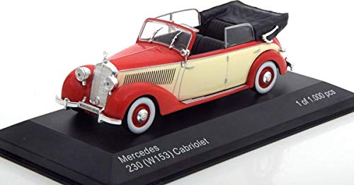 Mercedes 230 (W153) Cabriolet rot/beige 1:43 Whitebox