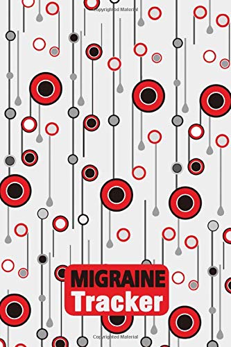 Migraine Tracker: Record Your Migraine, Triggers, Symptoms and Pain Relief. Chronic Headaches/Migraine Management and Treatment - Red Brown Circles