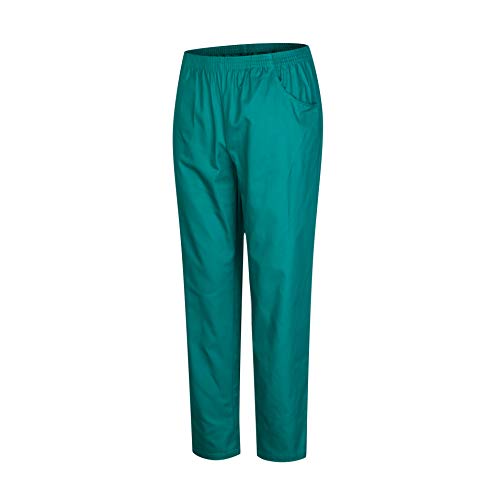 MISEMIYA - PANTALÓN Sanitarios Unisex Cintura ELÁSTICA Uniforme Laboral MÉDICO Enfermera Limpieza Veterinaria SANIDAD HOSTELERÍA- Ref.8312 - XS, Verde