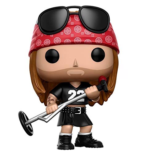 MXXT Pop Figure Guns N Roses Pop Figure Axl Rose Chibi PVC Vinyl 10cm Bobblehead